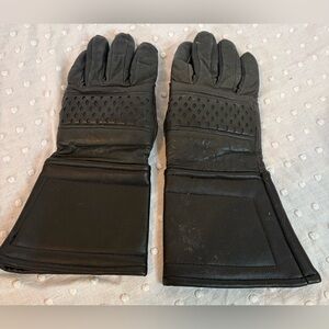 Vintage motorcycle riding gloves medium